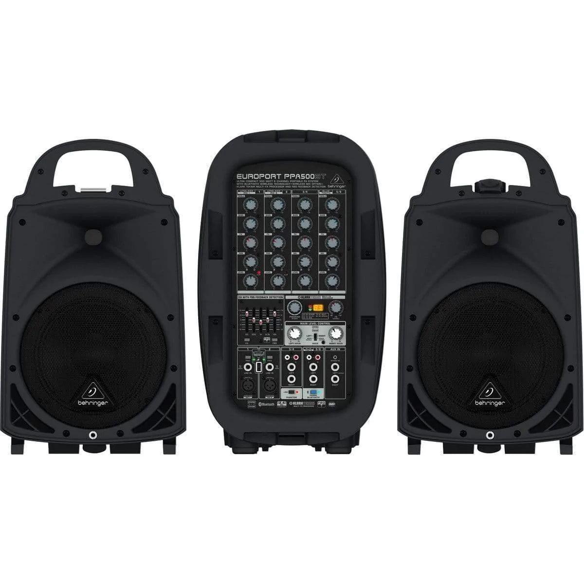 Behringer Europort PPA500BT Portable PA System - MusicMajlis