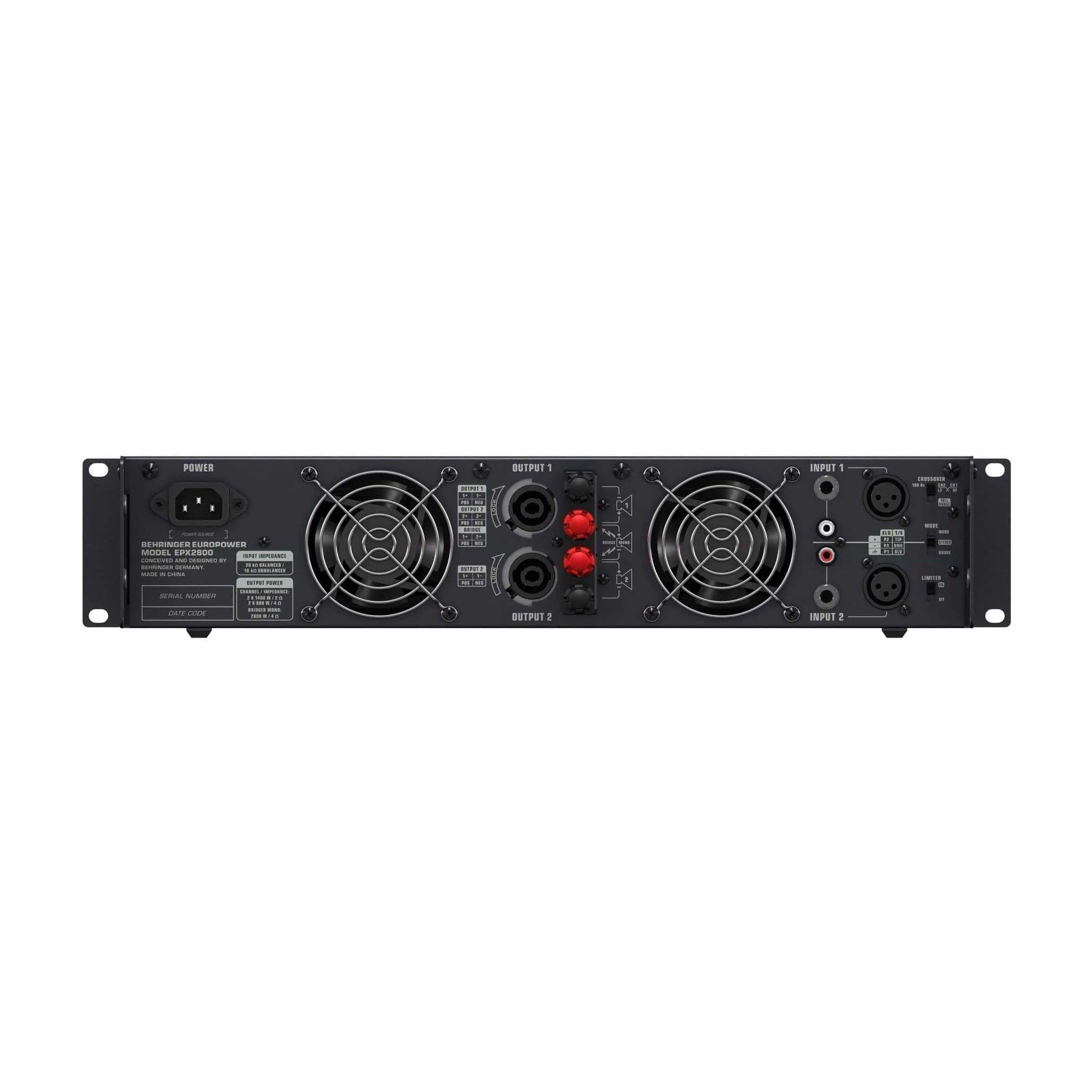 Behringer Europower EPX2800 Power Amplifier - MusicMajlis