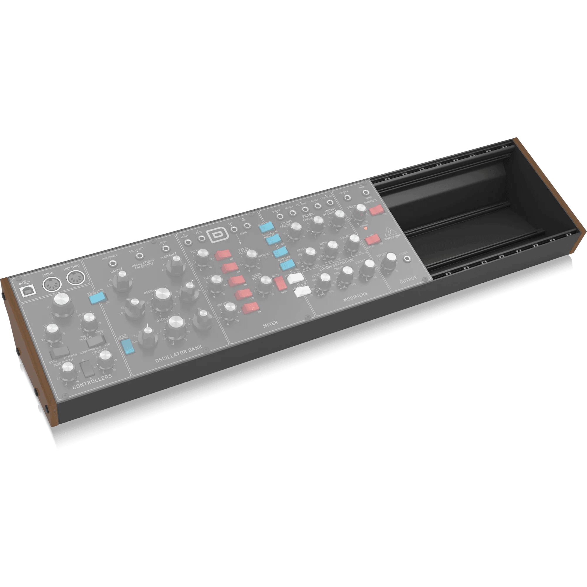 Behringer EURORACK 104 Compact and Sturdy 104 HP Eurorack Skiff Case - MusicMajlis