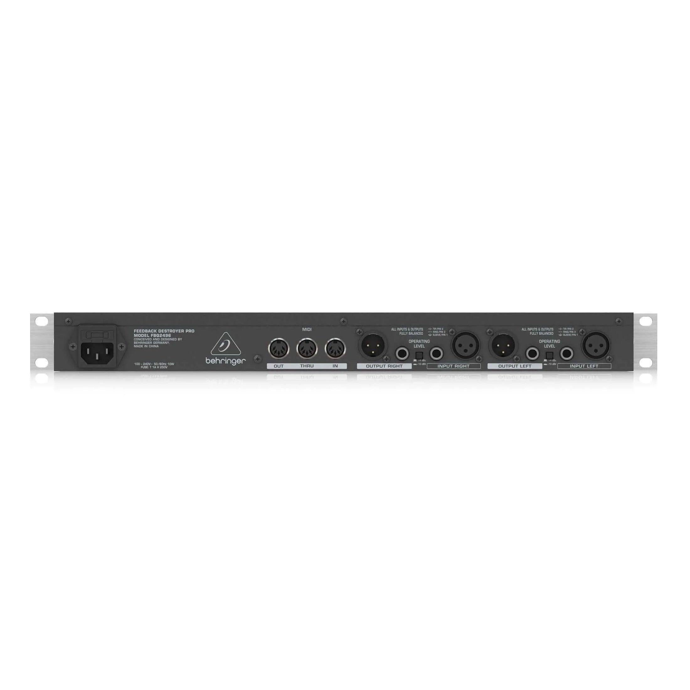 Behringer FBQ2496 Feedback Destroyer 24bit 96kHz 32Bit DSP - MusicMajlis