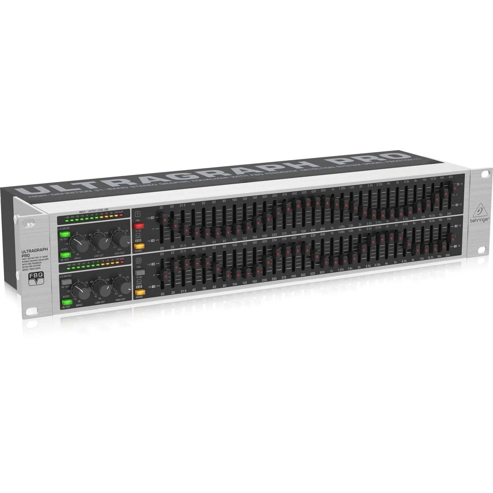 Behringer FBQ3102HD Stereo Graphic Equalizer - MusicMajlis
