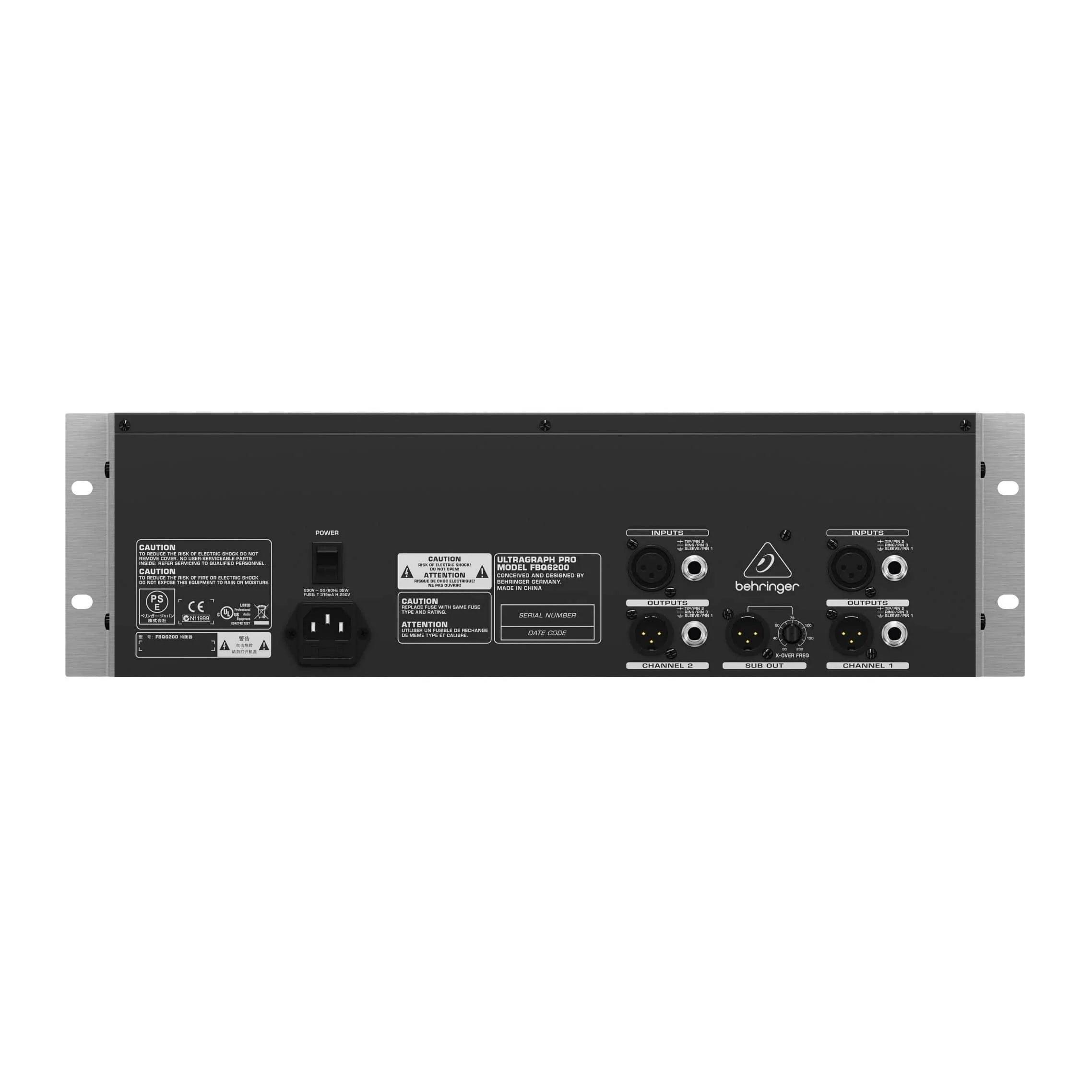 Behringer FBQ6200 Stereo Graphic Equalizer - MusicMajlis