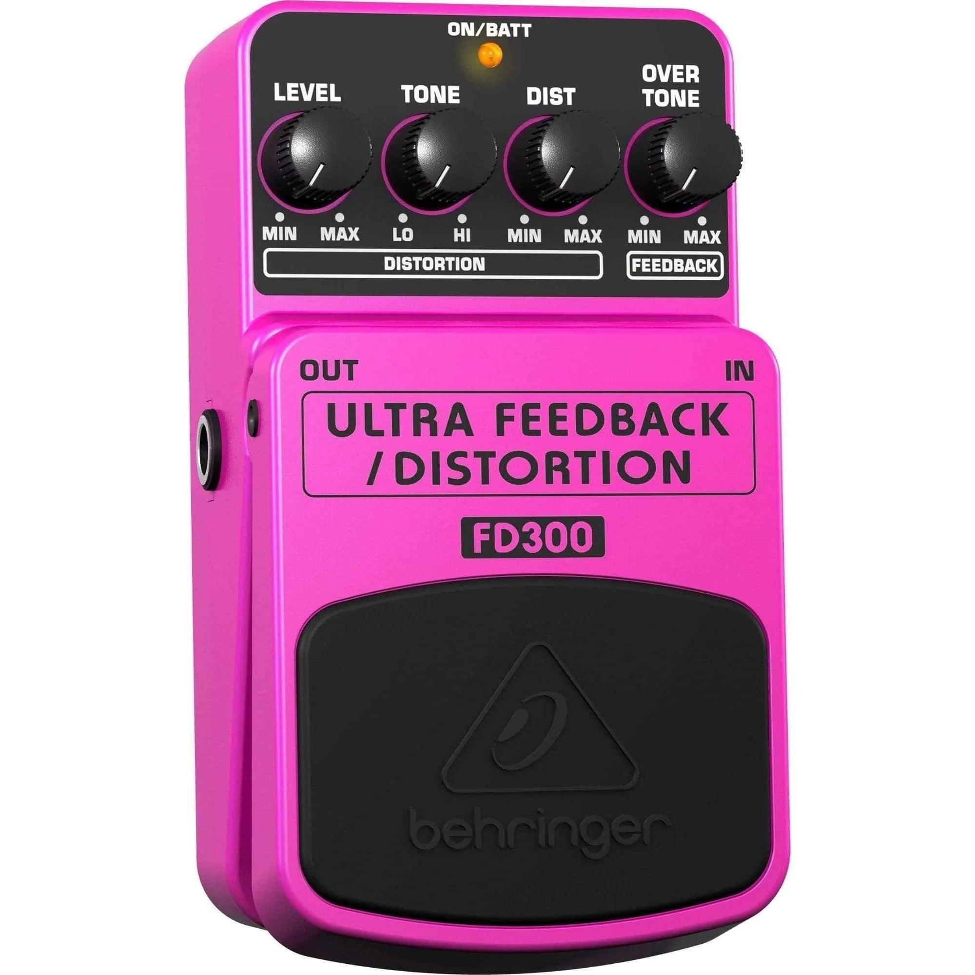 Behringer FD300 Ultra Feedback / Distortion Guitar Effects Pedal - MusicMajlis