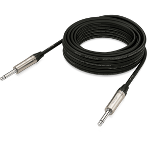 Behringer GIC-1000 Gold Performance 10 m (32.8 ft) Instrument Cable with 1/4" TS Connectors - MusicMajlis