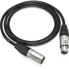 Behringer GMC-150 Gold Performance 1.5 m (5 ft) Microphone Cable with XLR Connectors - MusicMajlis