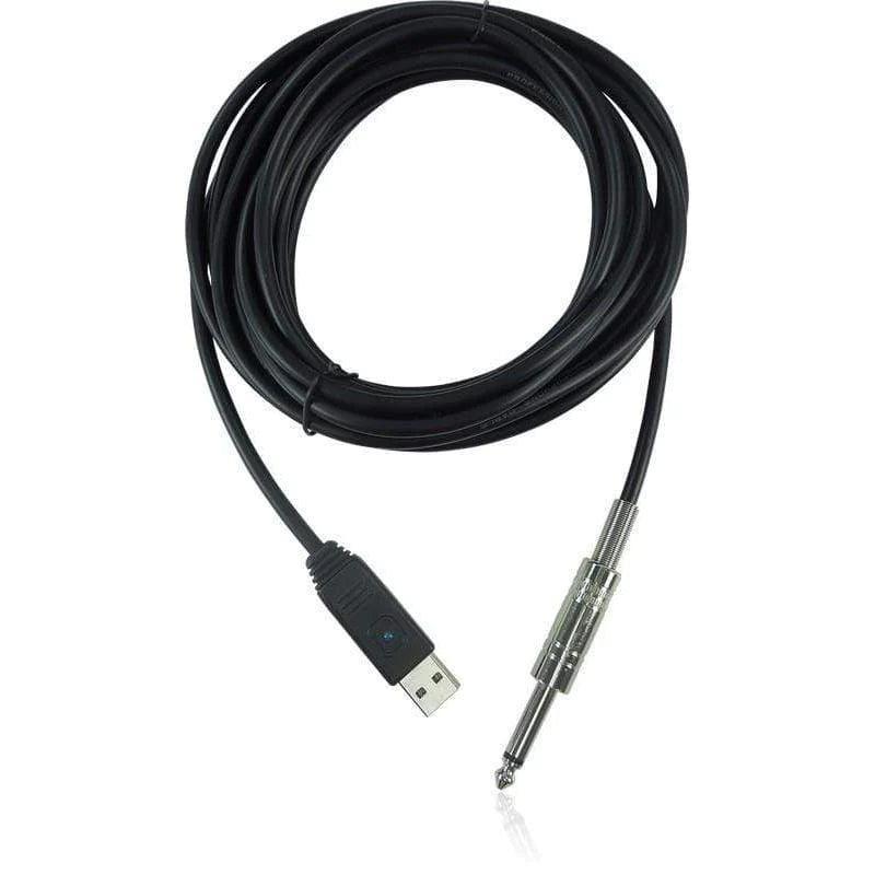 Behringer GUITAR2USB Guitar to USB Interface Cable - MusicMajlis