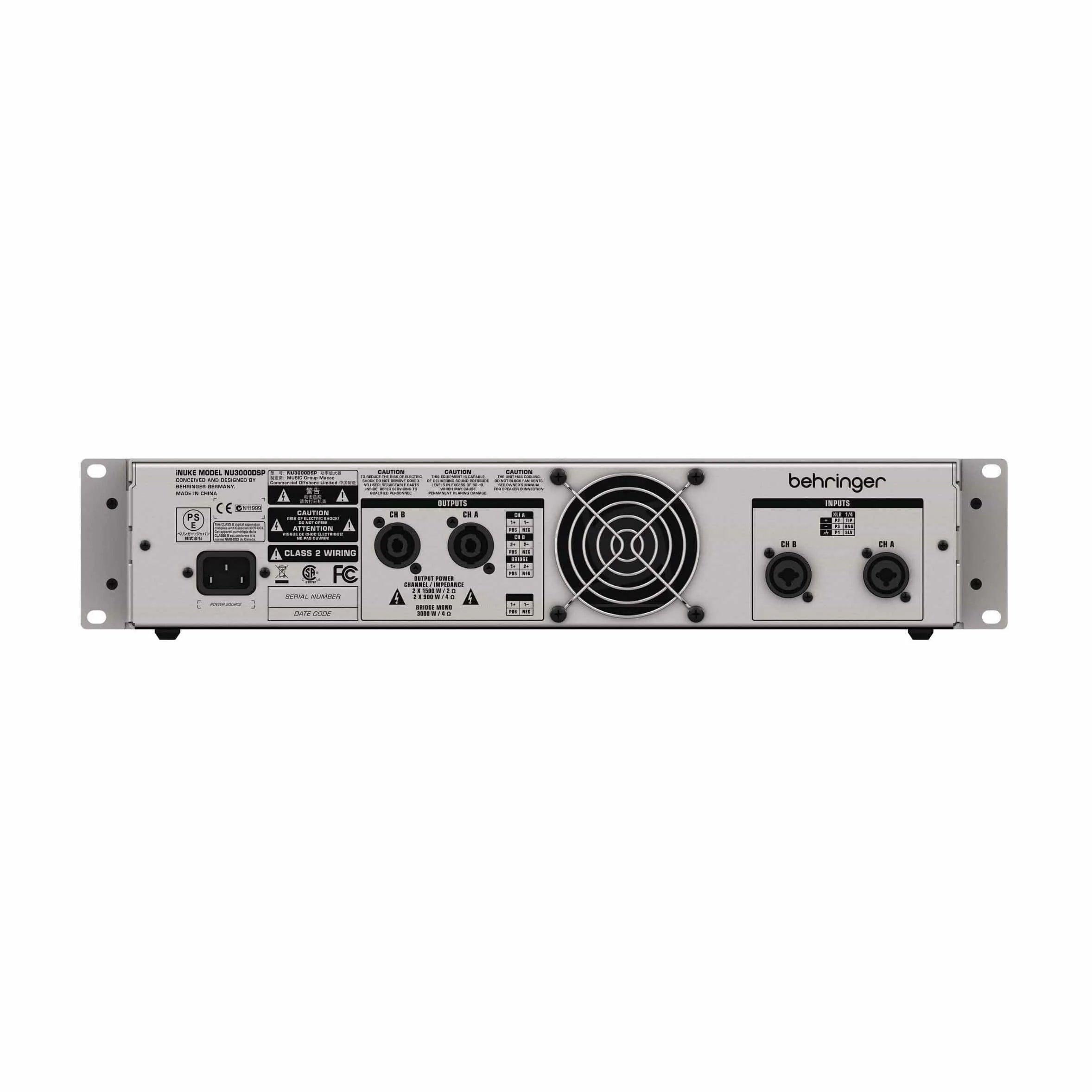 Behringer iNUKE NU3000DSP Power Amplifier - MusicMajlis
