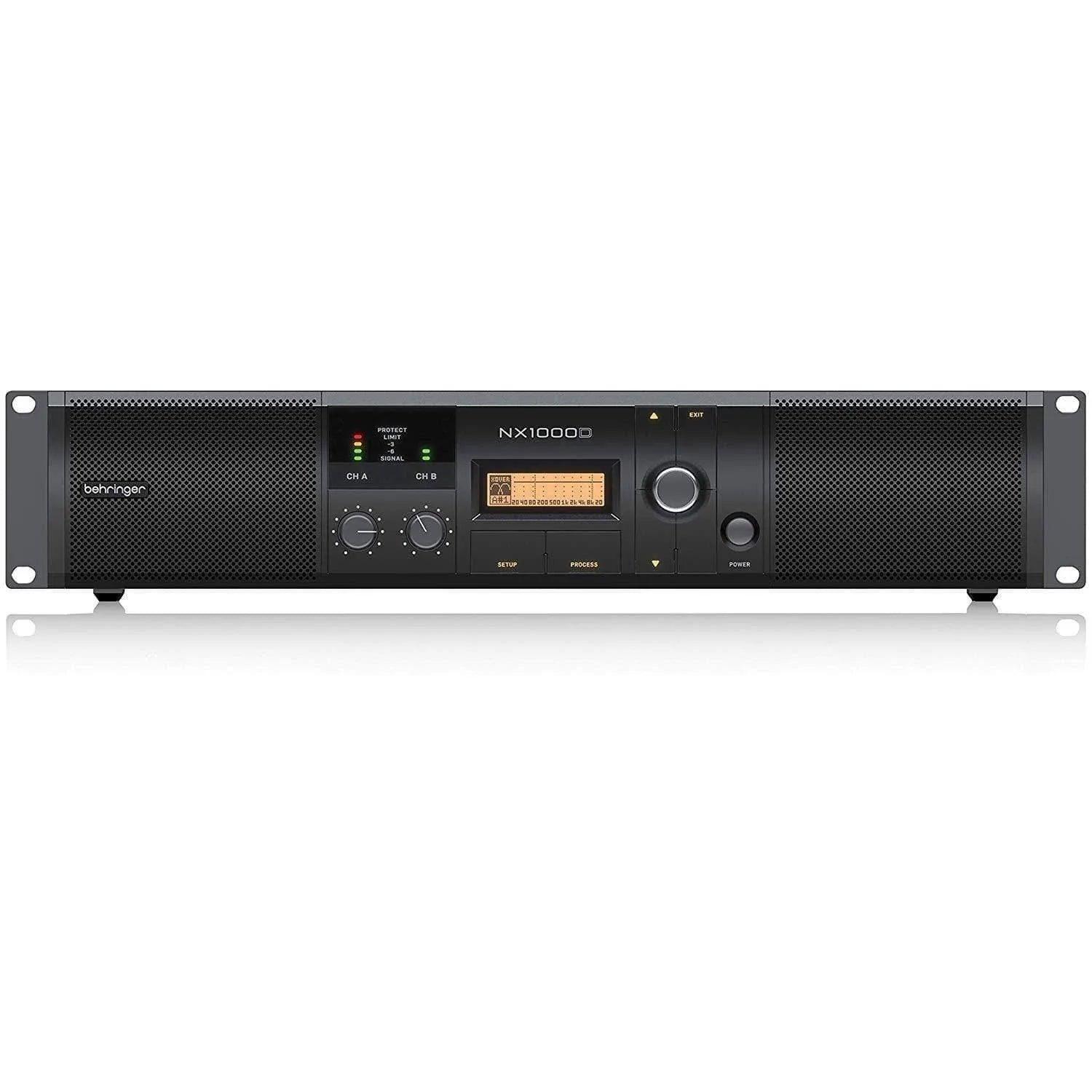 Behringer NX1000D Ultra-Lightweight Class-D Power Amplifier - MusicMajlis