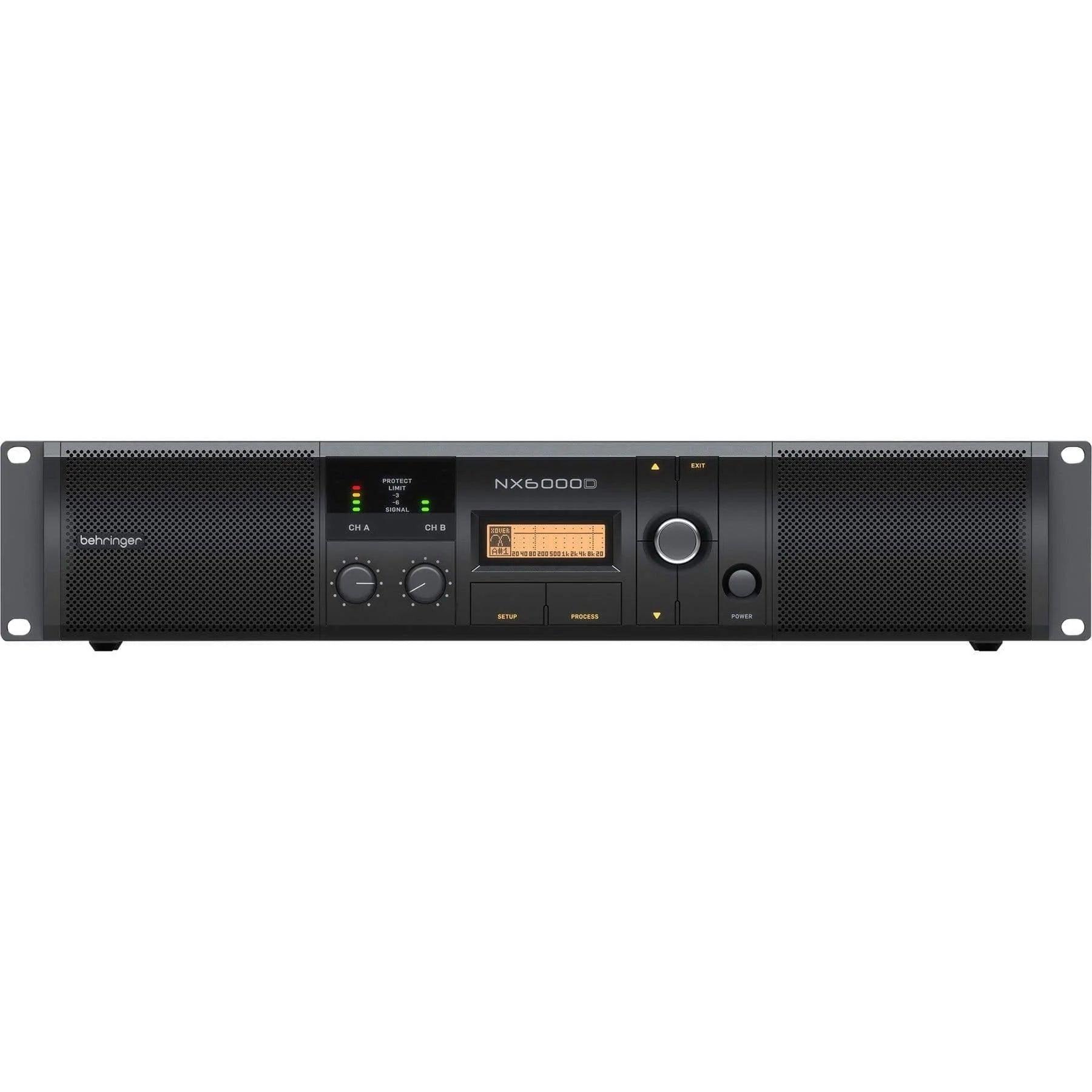 Behringer NX6000D 6000-Watt DSP Power Amplifier - MusicMajlis