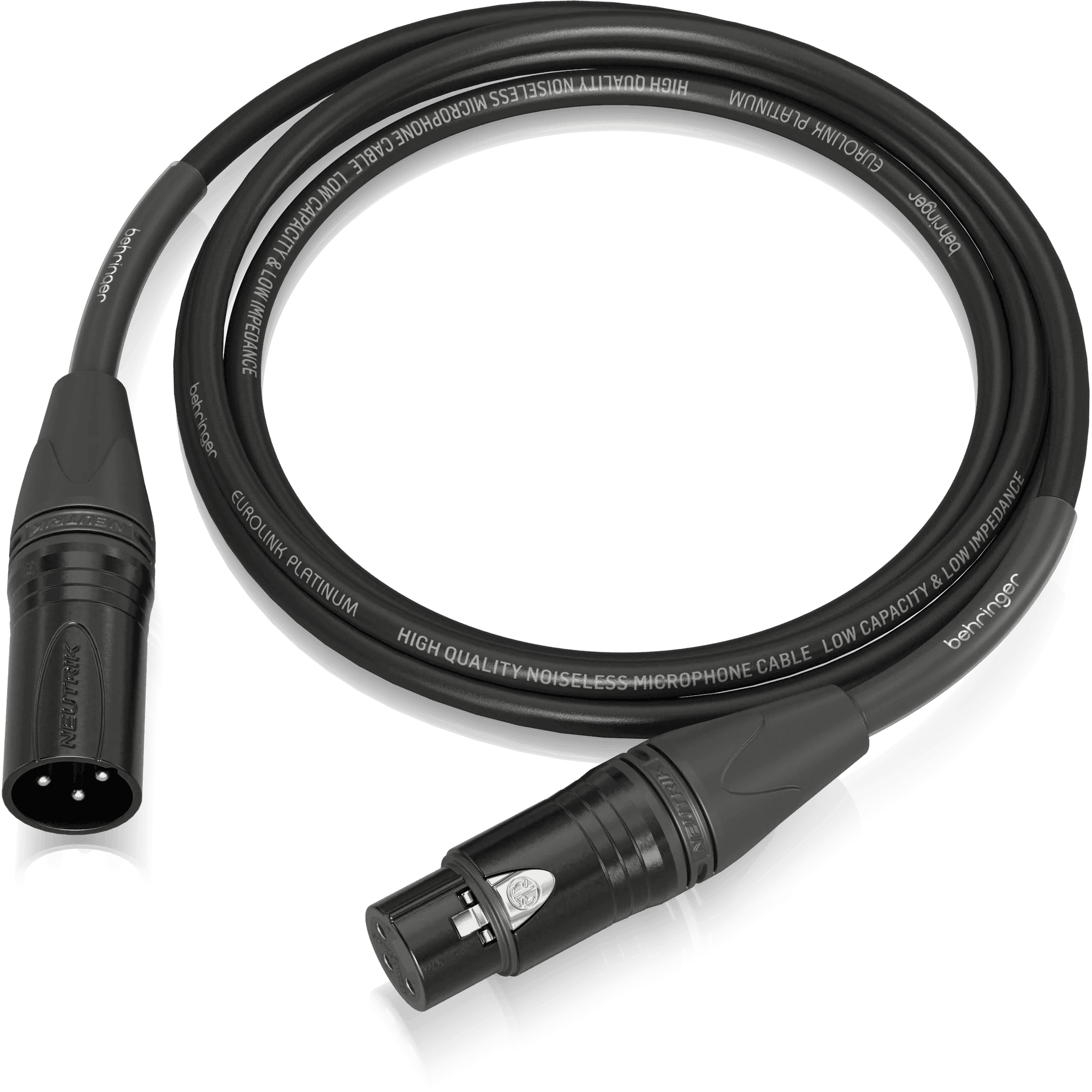 Behringer PMC-150 Platinum Performance 1.5 m (5 ft) Microphone Cable with XLR Connectors - MusicMajlis