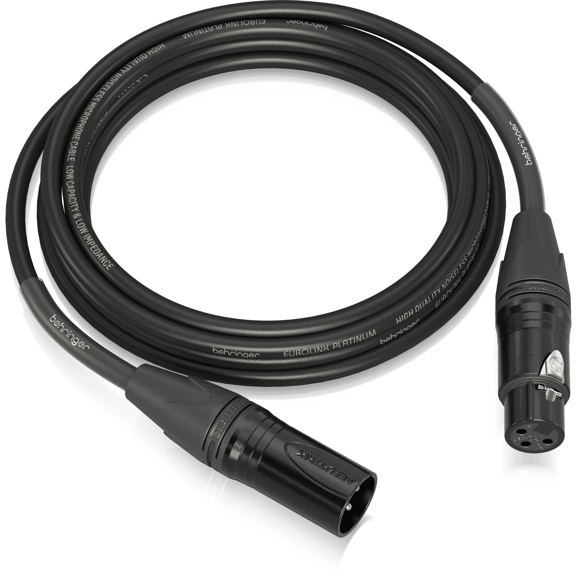 Behringer PMC-500 Platinum Performance 5 m (16.4 ft) Microphone Cable with XLR Connectors - MusicMajlis