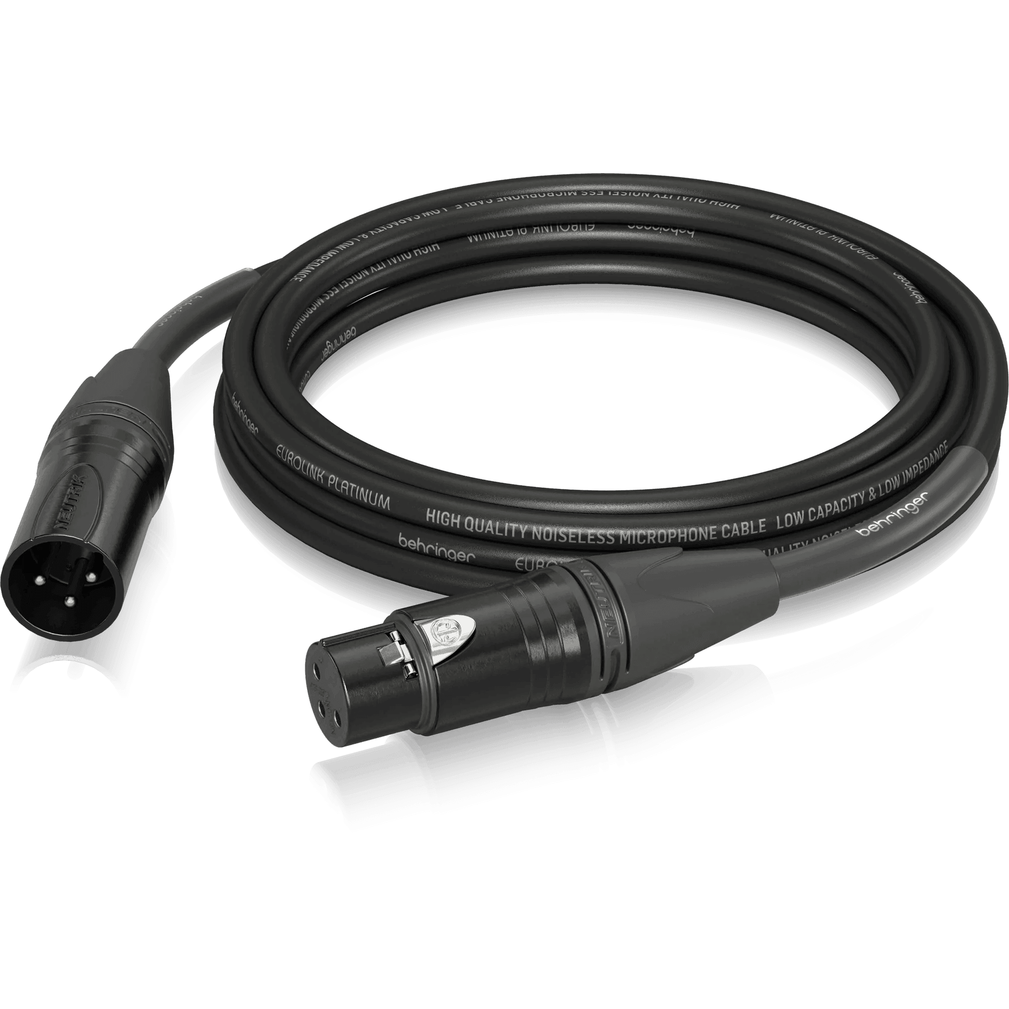 Behringer PMC-500 Platinum Performance 5 m (16.4 ft) Microphone Cable with XLR Connectors - MusicMajlis