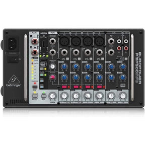 Behringer PMP500MP3 Ultra-Compact 500-Watt 8-Channel Powered Mixer with MP3 Player, Re - MusicMajlis