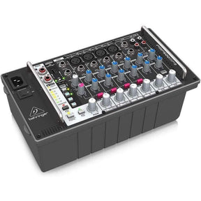 Behringer PMP500MP3 Ultra-Compact 500-Watt 8-Channel Powered Mixer with MP3 Player, Re - MusicMajlis