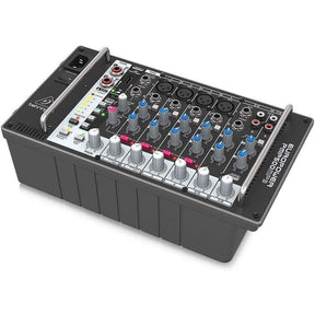 Behringer PMP500MP3 Ultra-Compact 500-Watt 8-Channel Powered Mixer with MP3 Player, Re - MusicMajlis