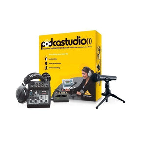 Behringer PODCASTUDIO USB Recording Package - MusicMajlis
