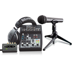 Behringer PODCASTUDIO USB Recording Package - MusicMajlis