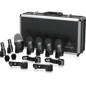 Behringer Premium 7-Piece Drum Microphone Set for Studio and Live Applications - MusicMajlis