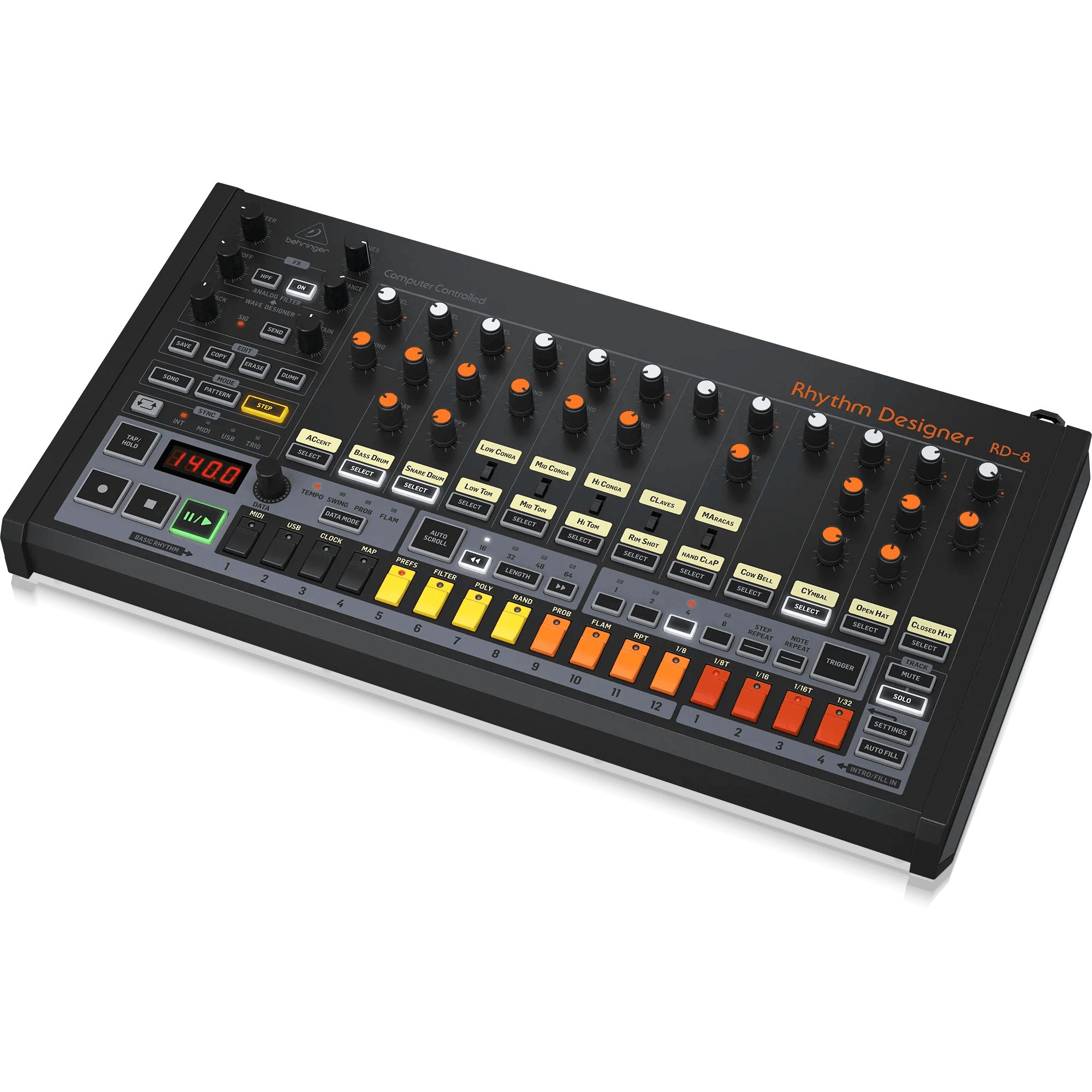 Behringer RD-8 MKII Classic Analog Drum Machine - MusicMajlis