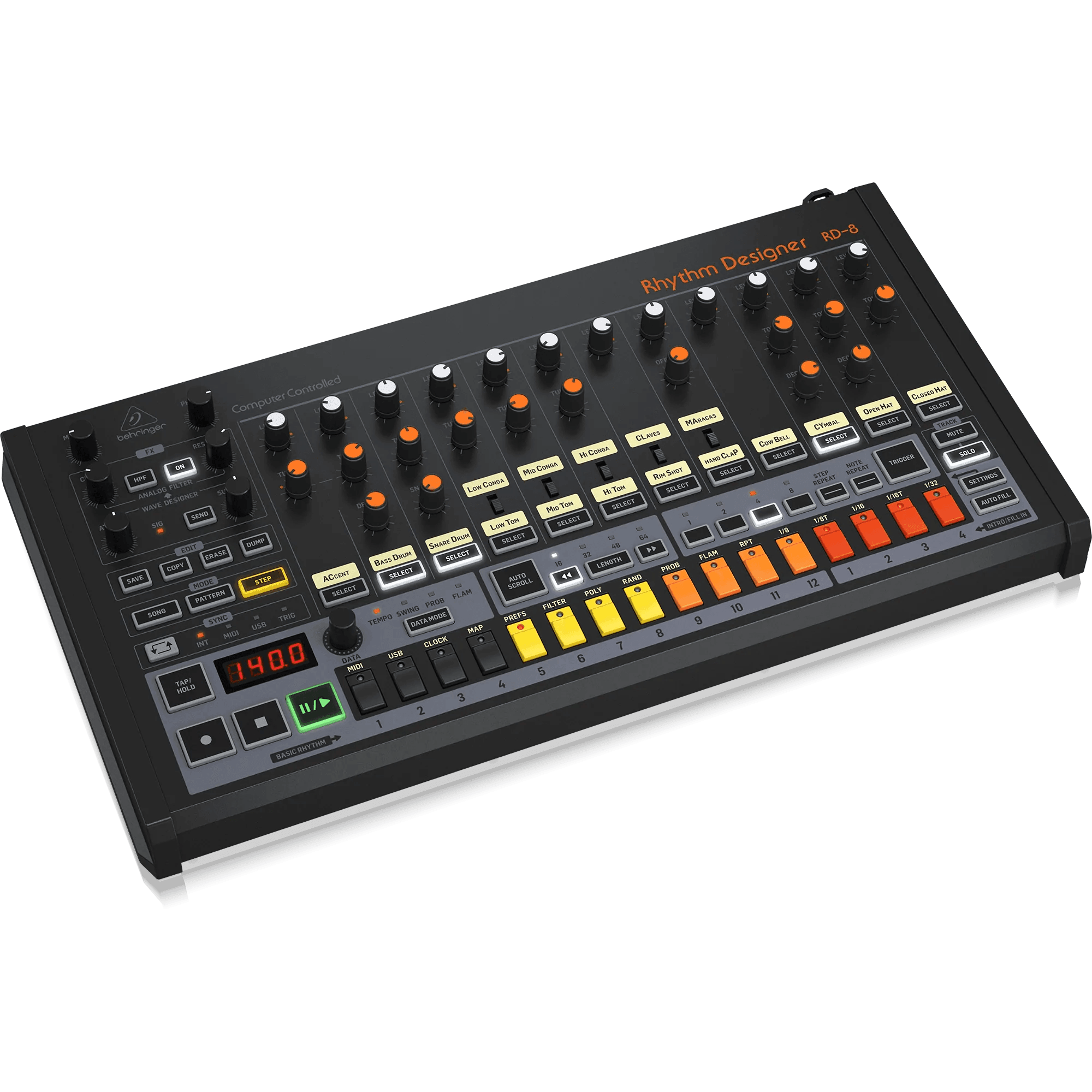 Behringer RD-8 MKII Classic Analog Drum Machine - MusicMajlis