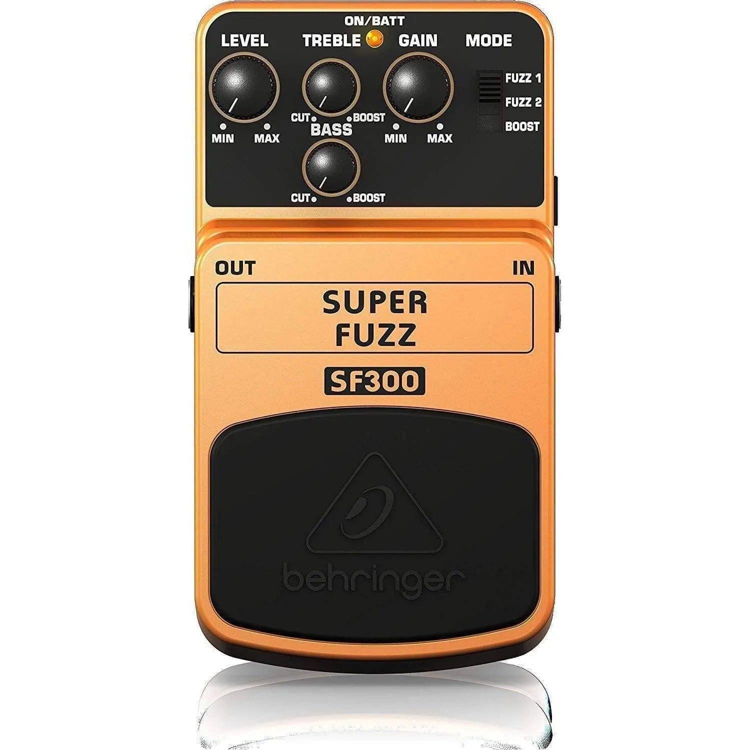 Behringer SF300 Guitar Effects Pedal 3-Mode Fuzz Distortion - MusicMajlis