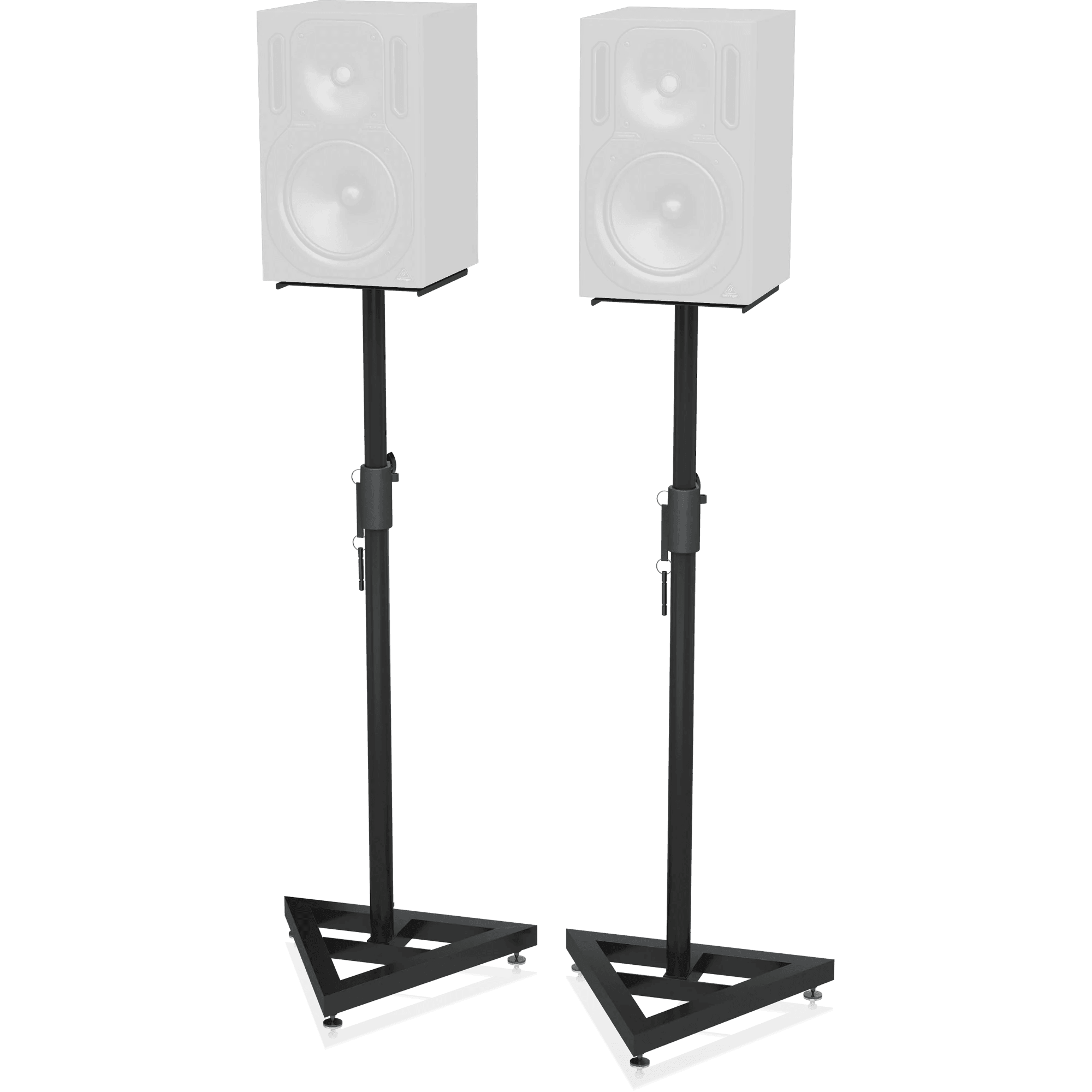 Behringer SM5002 Heavy-Duty Height-Adjustable Monitor Stand Set - MusicMajlis