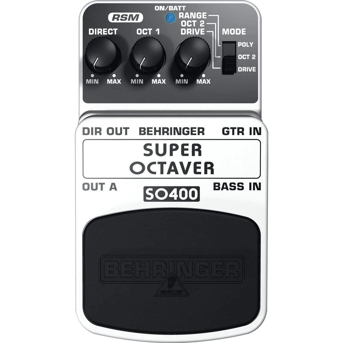 Behringer SO400 Super Octaver Effects Pedal - MusicMajlis