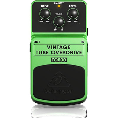 Behringer TO800 Guitar Effects Pedal Vintage Tube-Sound Overdrive - MusicMajlis