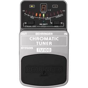 Behringer TU100 Guitar Effects Pedal Tuner w/ 7 different Modes - MusicMajlis