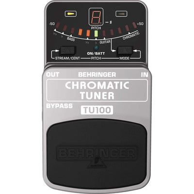 Behringer TU100 Guitar Effects Pedal Tuner w/ 7 different Modes - MusicMajlis