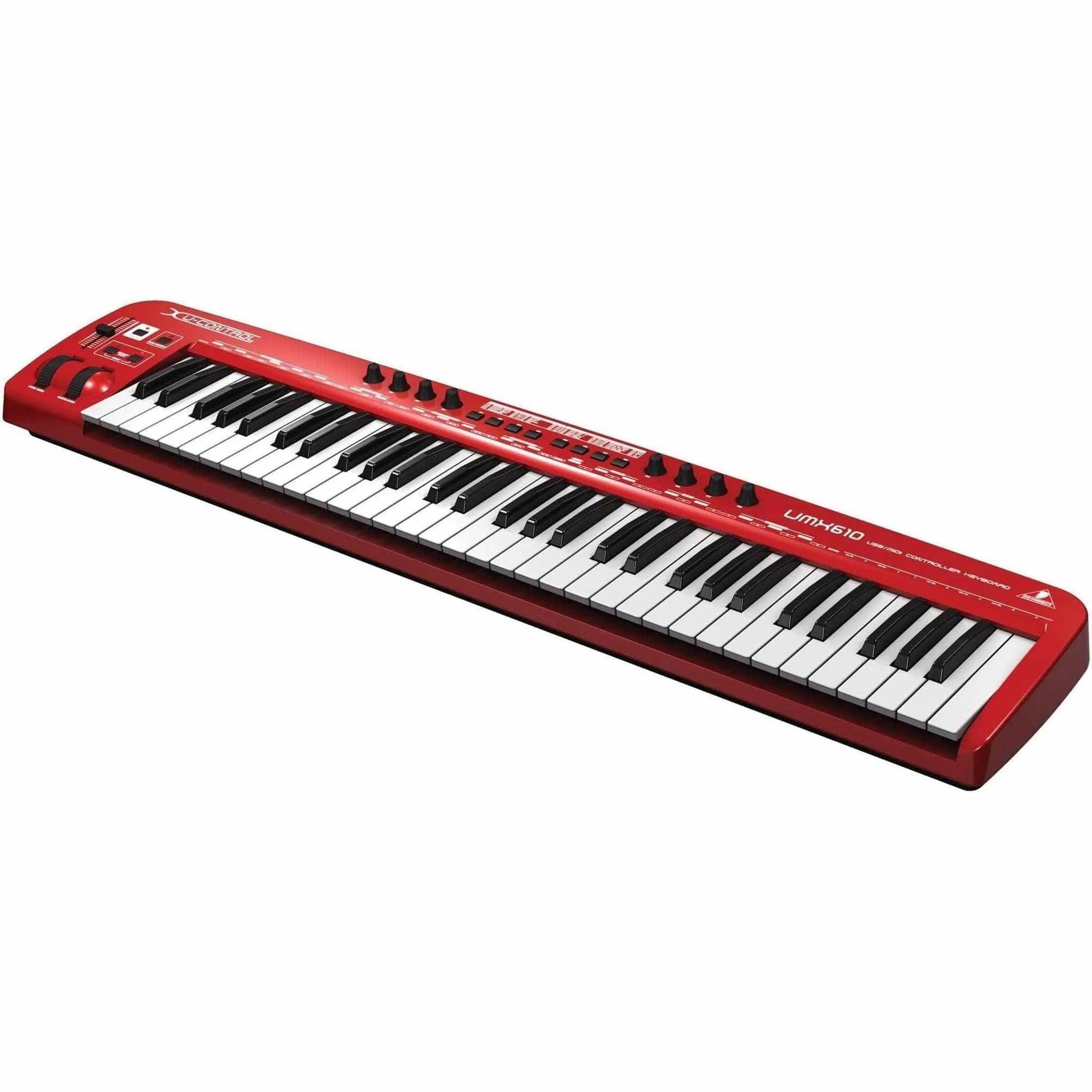 Behringer U-Control UMX610 Keyboard MIDI Controller - MusicMajlis