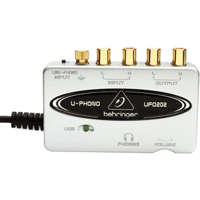 Behringer U-Phono UFO202 USB Audio Interface - MusicMajlis