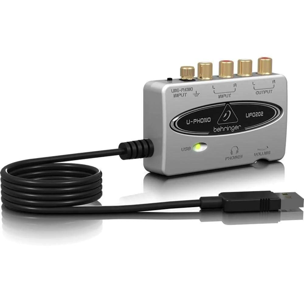 Behringer U-Phono UFO202 USB Audio Interface - MusicMajlis
