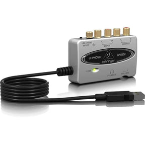 Behringer U-Phono UFO202 USB Audio Interface - MusicMajlis