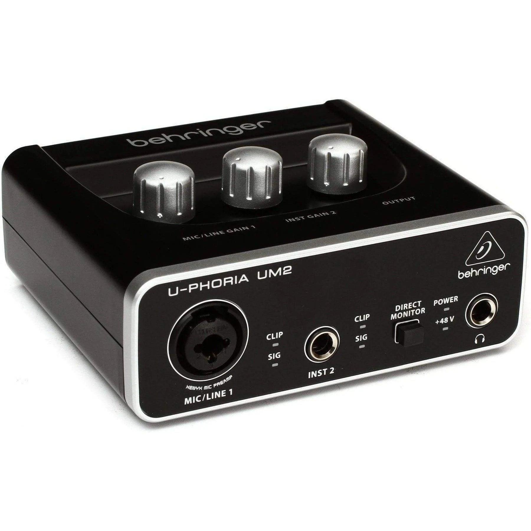 Behringer U-Phoria Studio Recording/Podcasting Bundle - MusicMajlis
