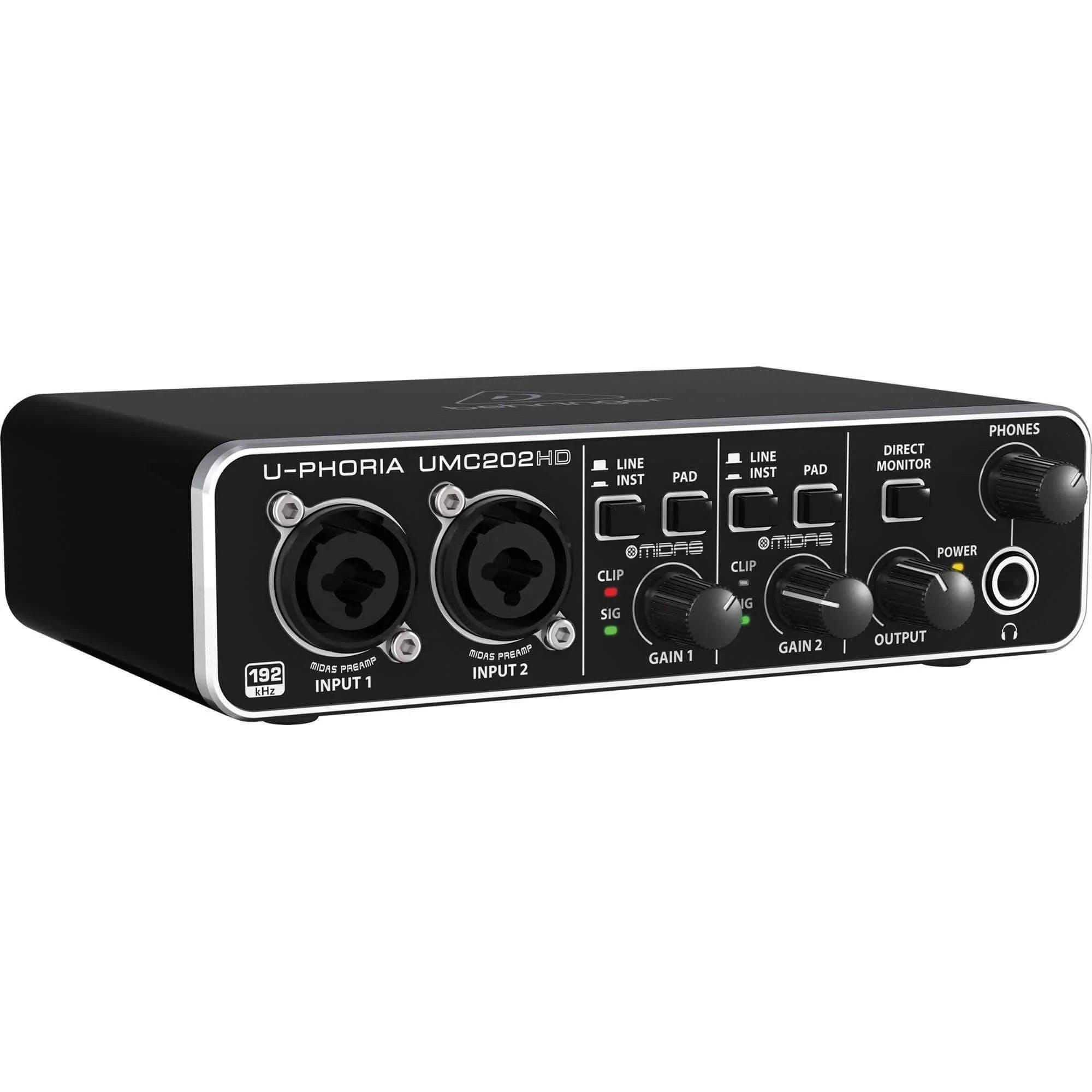 Behringer U-Phoria UMC202HD Audio Interface - MusicMajlis