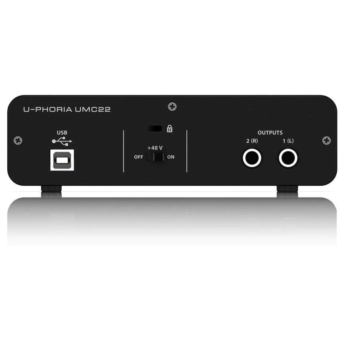 Behringer U-Phoria UMC22 Computer Audio Interface - MusicMajlis