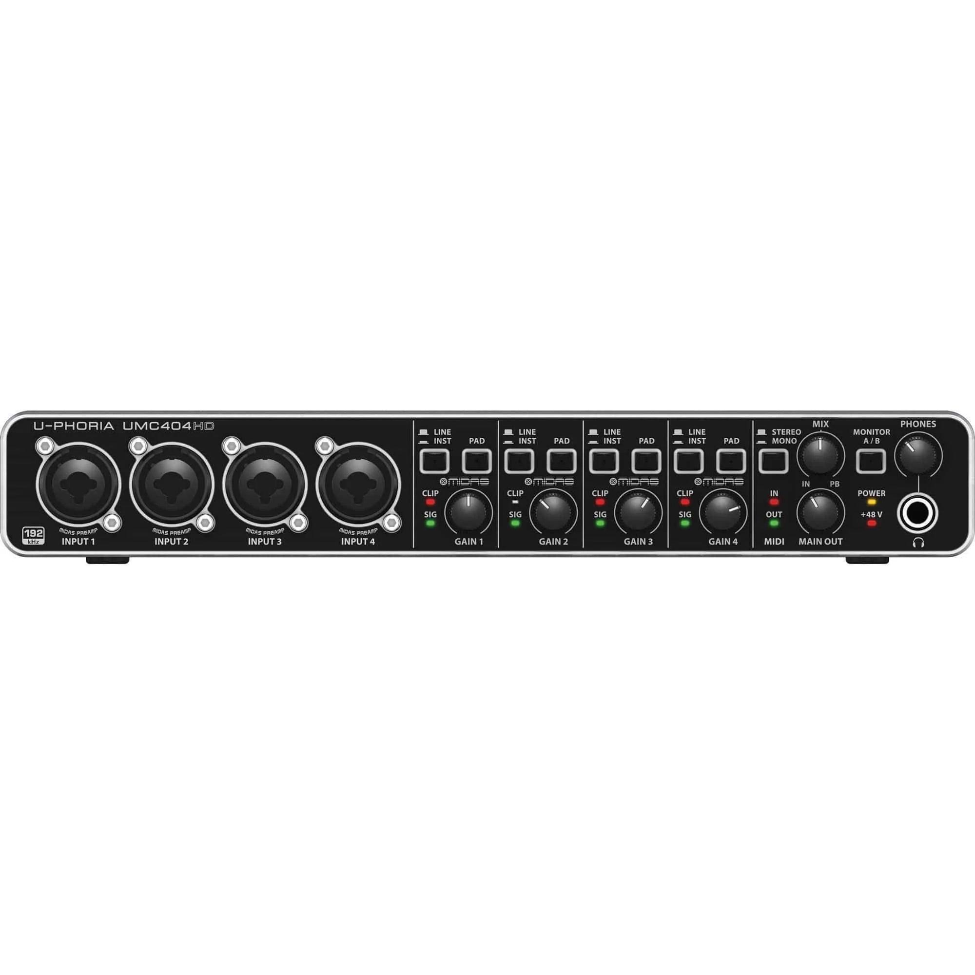 Behringer U-Phoria UMC404HD Audio Interface - MusicMajlis