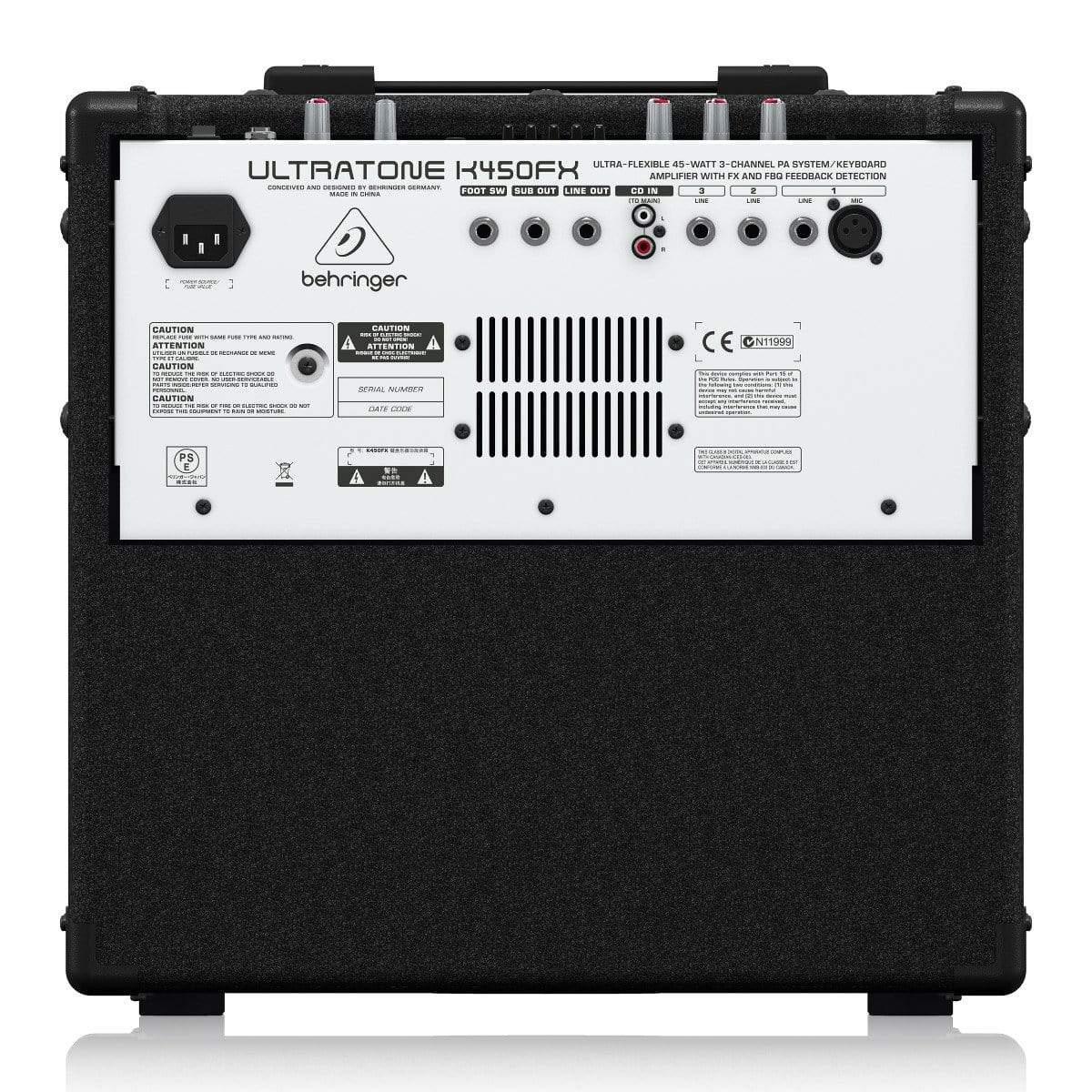 Behringer Ultratone K450FX Keyboard Amplifier - MusicMajlis