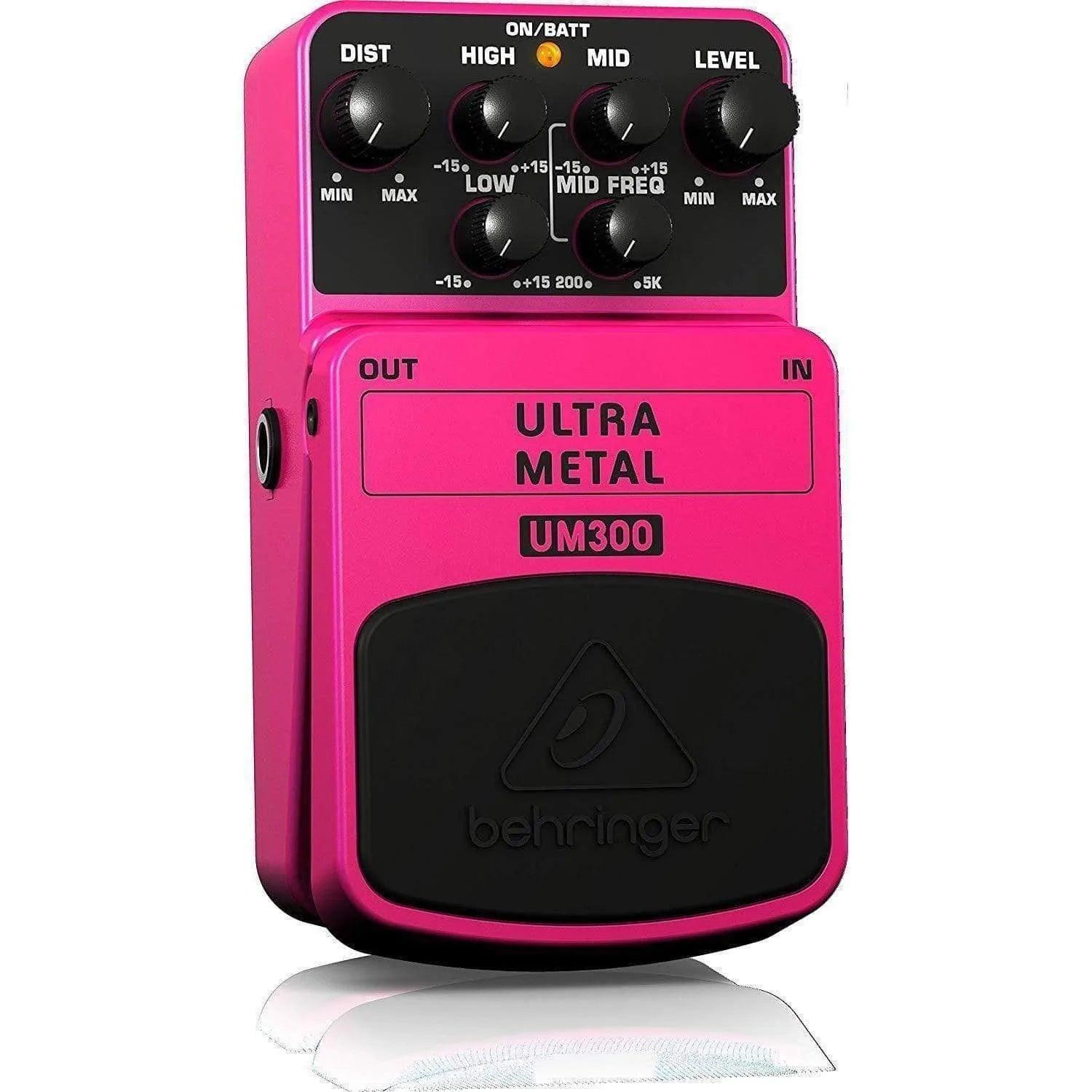 Behringer UM300 Ultra Metal Guitar Effects Pedal - MusicMajlis