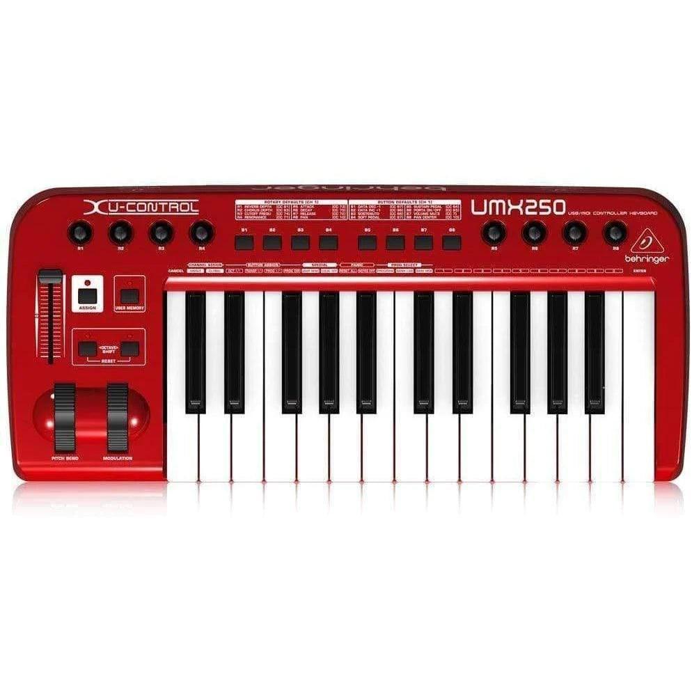 Behringer UMX250 MIDI Keyboard 25-Key Controller - MusicMajlis