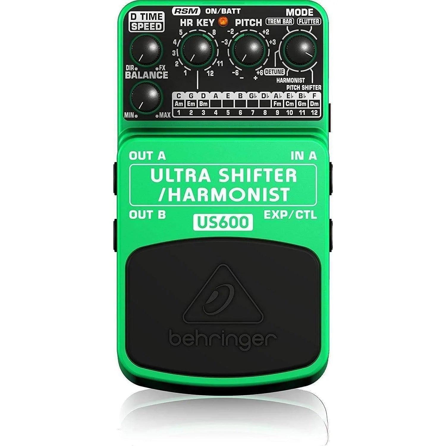 Behringer US600 Ultra Shifter/Harmonist Guitar Effects Pedal - MusicMajlis