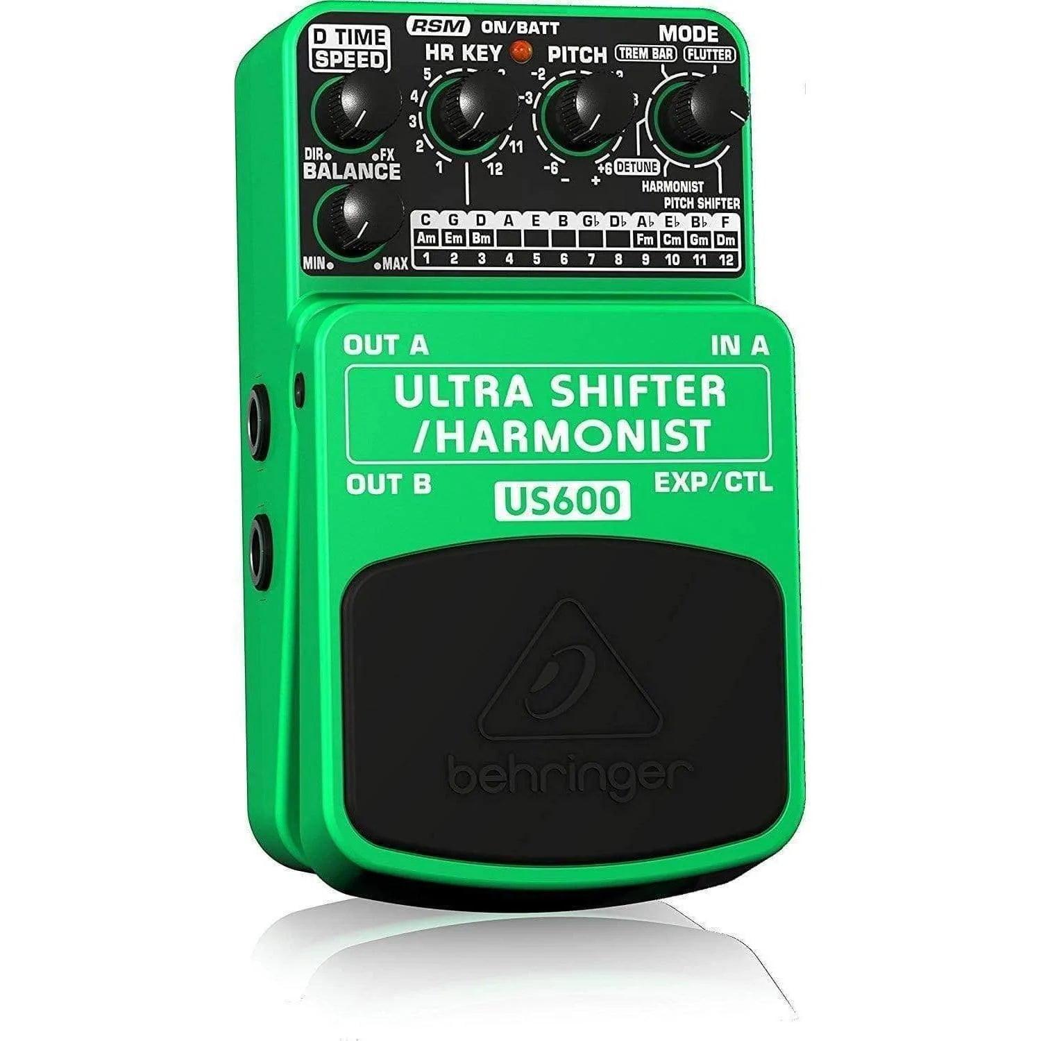 Behringer US600 Ultra Shifter/Harmonist Guitar Effects Pedal - MusicMajlis