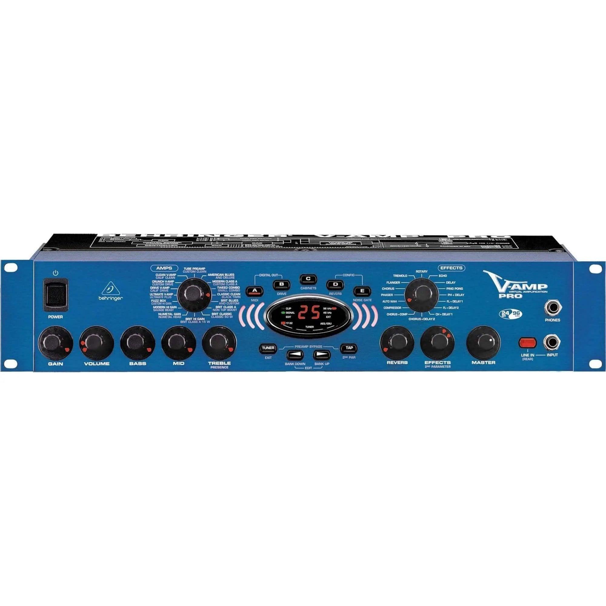 Behringer V-AMP Pro Guitar Amp Modeler and FX Processor - MusicMajlis
