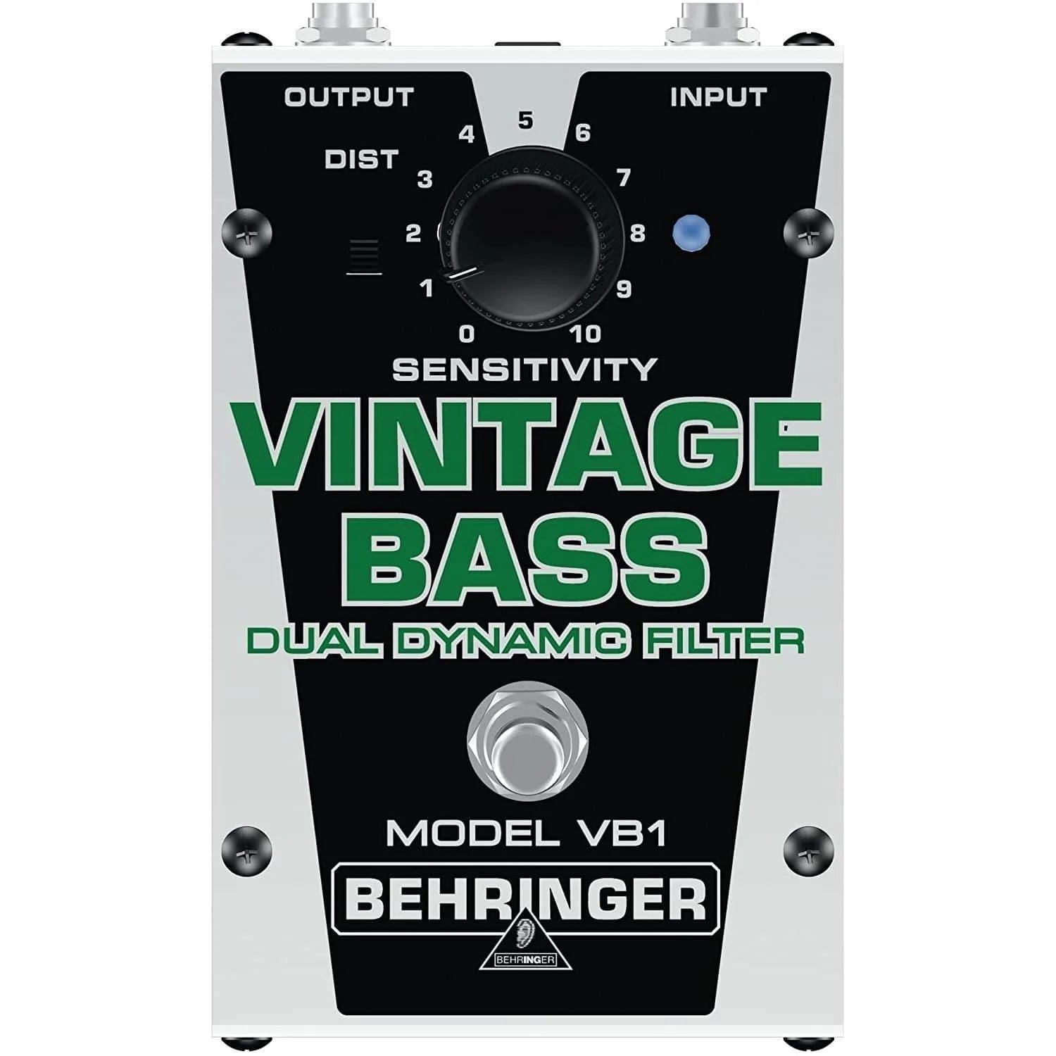 Behringer VB1 Vintage Bass Dual Dynamic Filter Pedal - MusicMajlis