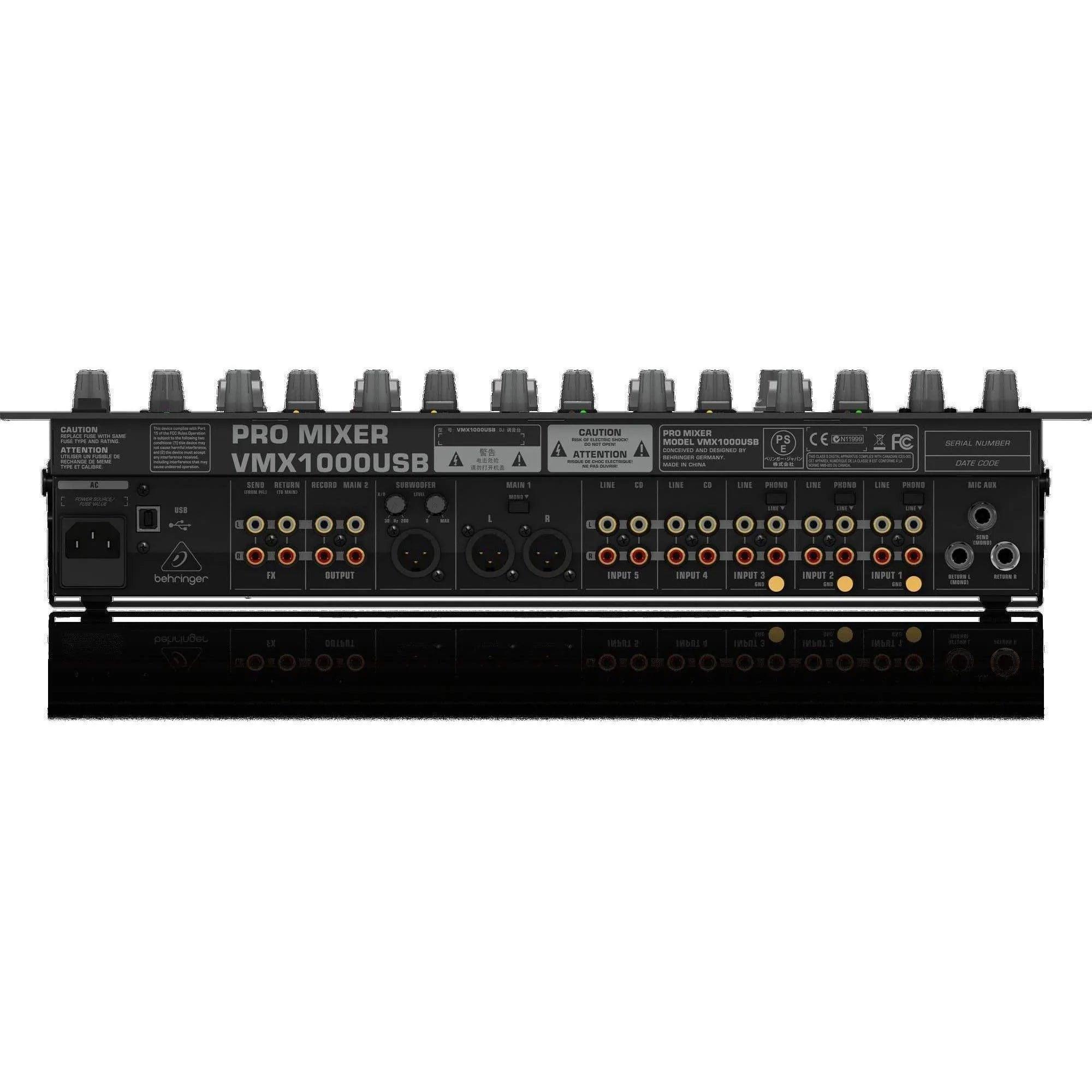 Behringer VMX1000USB Pro Dj Mixer - MusicMajlis
