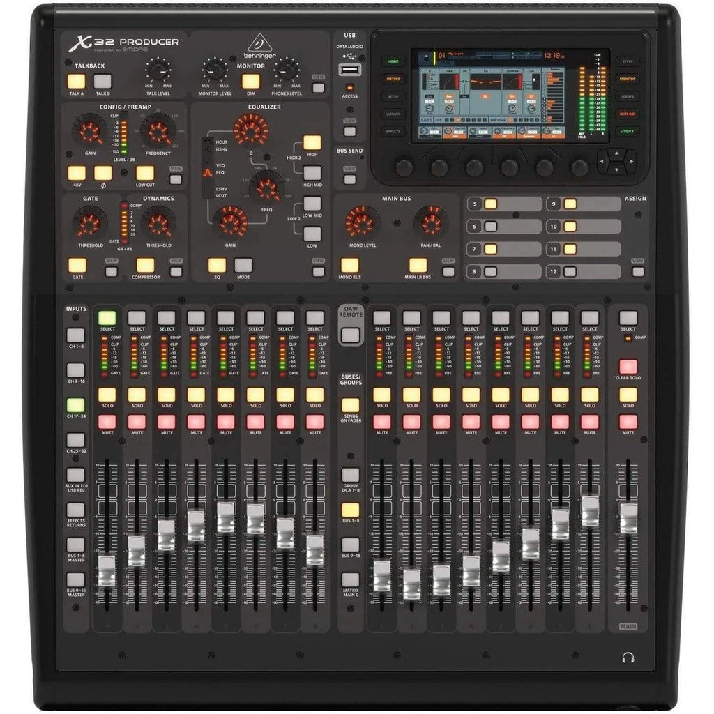 Behringer X32 PRODUCER 40-Input, 25-Bus Rack-Mountable Digital Mixing