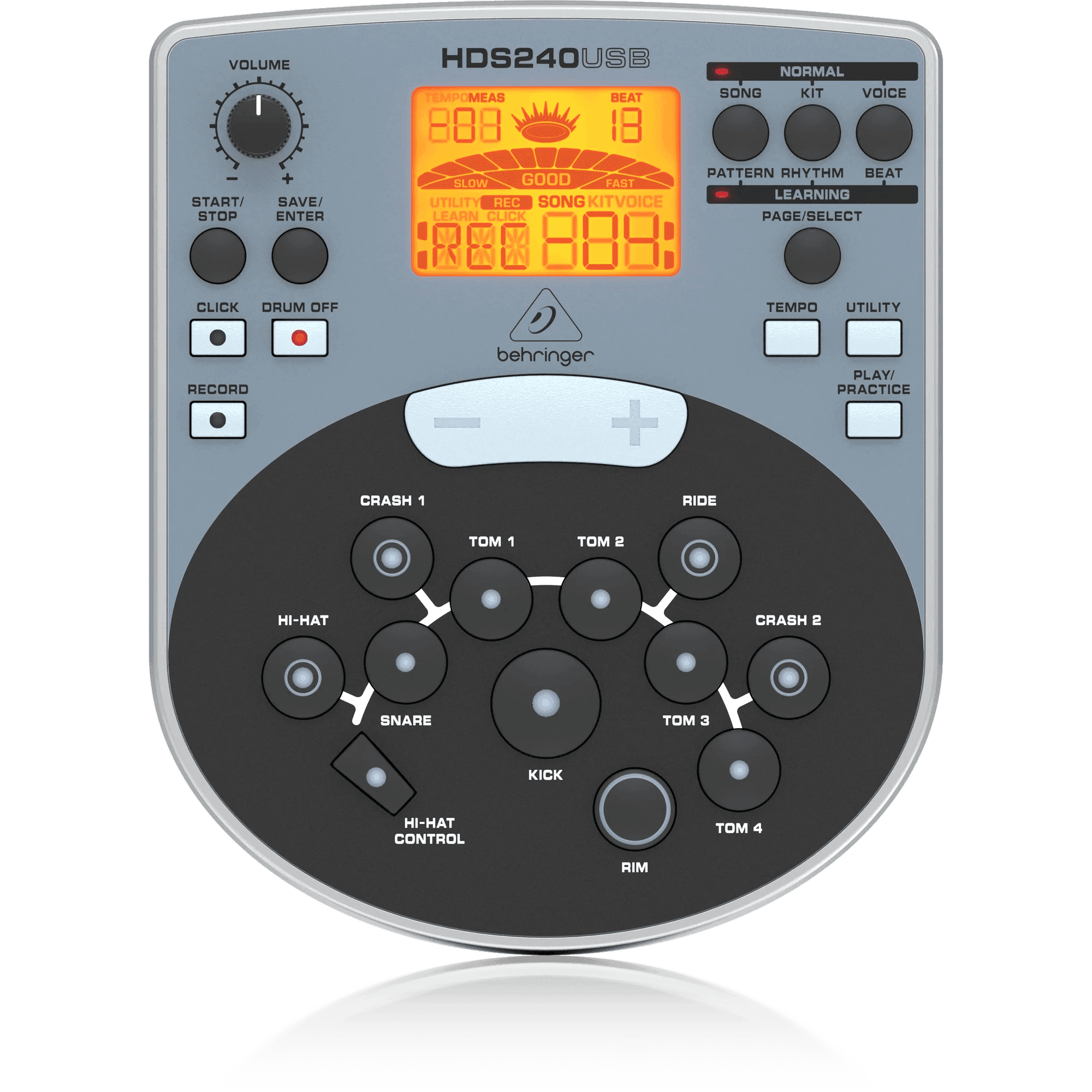 Behringer XD80USB High-Performance 8-Piece Electronic Drum Set - MusicMajlis