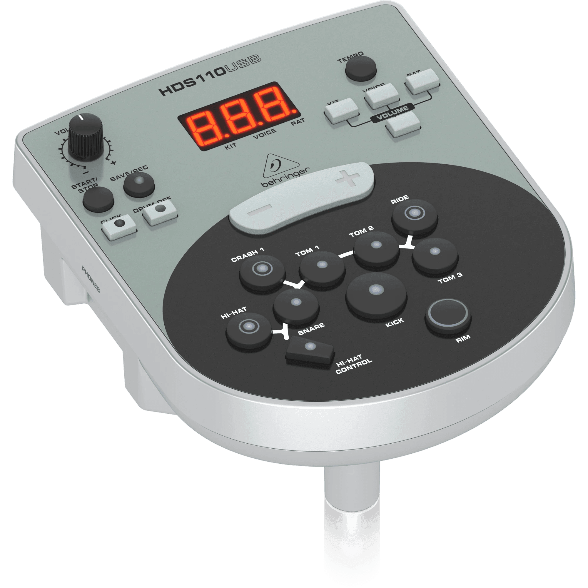 Behringer XD8USB 8-Piece Electronic Drum Set - MusicMajlis