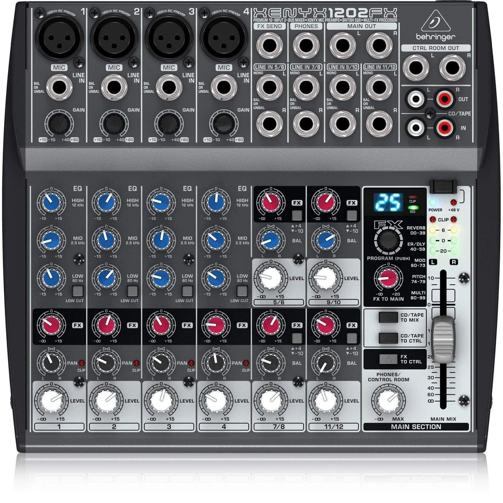 Behringer Xenyx 1202FX Analog Mixer (Discontinued) - MusicMajlis